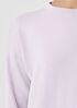 Cozy Brushed Terry Hug Crew Neck Long Top