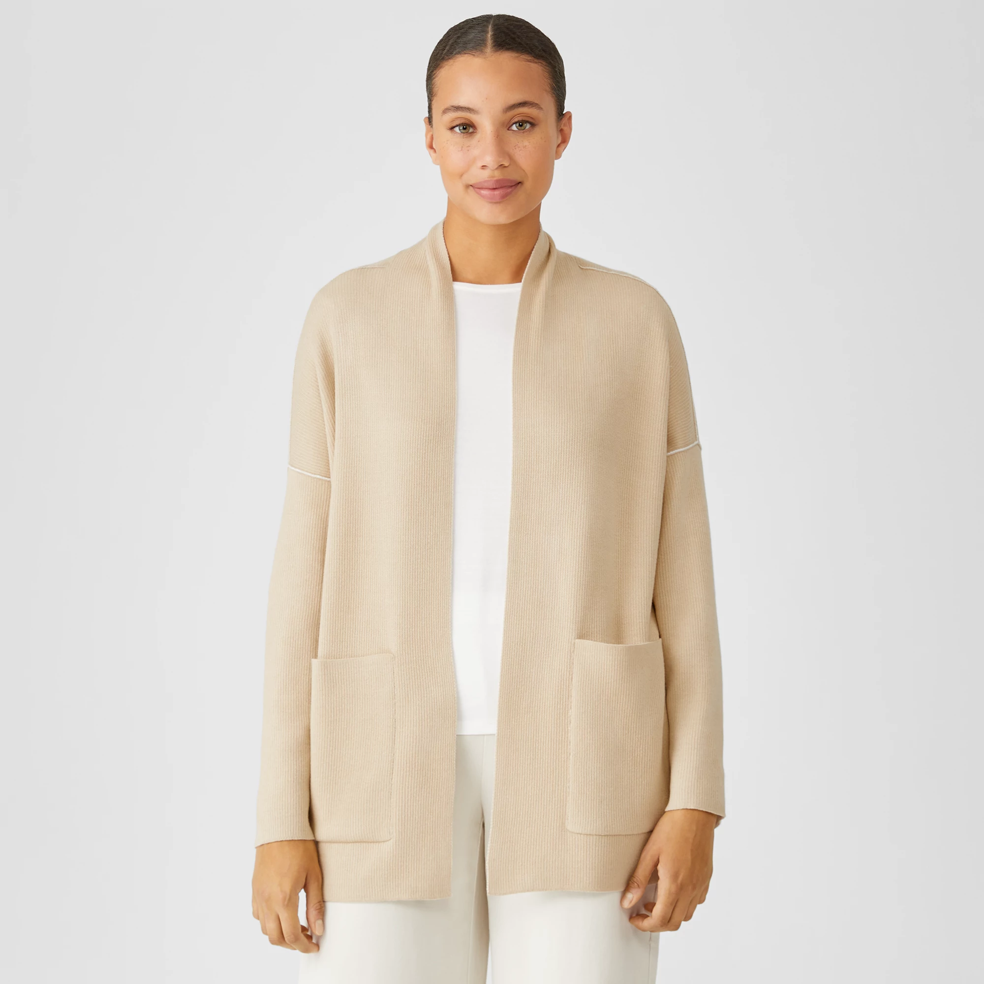 Peruvian Organic Cotton Blend Cardigan 