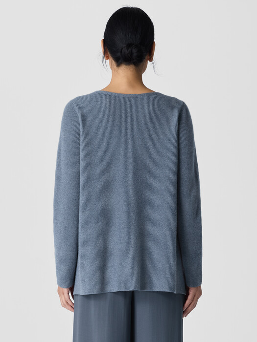 Italian Cashmere V-Neck Top