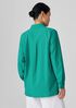 Washed Organic Cotton Poplin Classic Collar Shirt