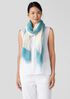 Painted Cotton Gauze Scarf