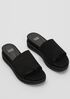 Touch Leather Flatform Sandal