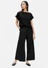Sandwashed Tencel Wide-Leg Pant
