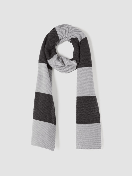 Cotton and Recycled Cashmere Scarf