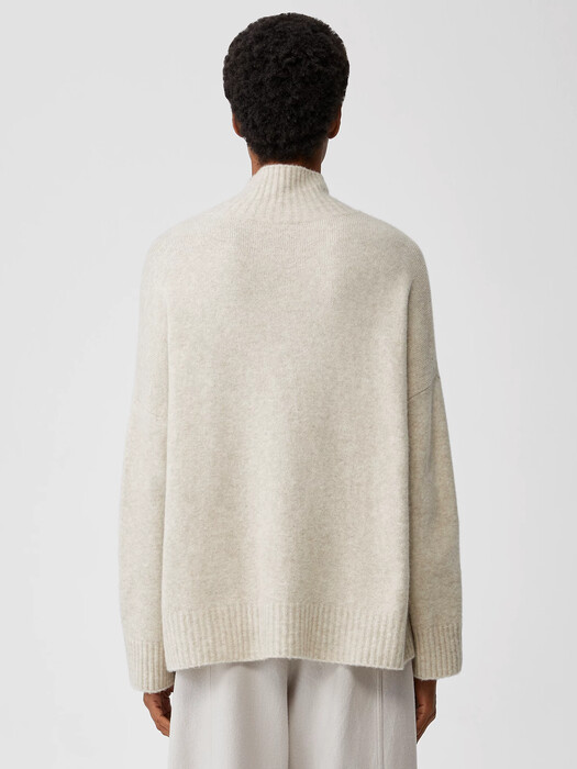 Cashmere Silk Bliss Turtleneck Box-Top