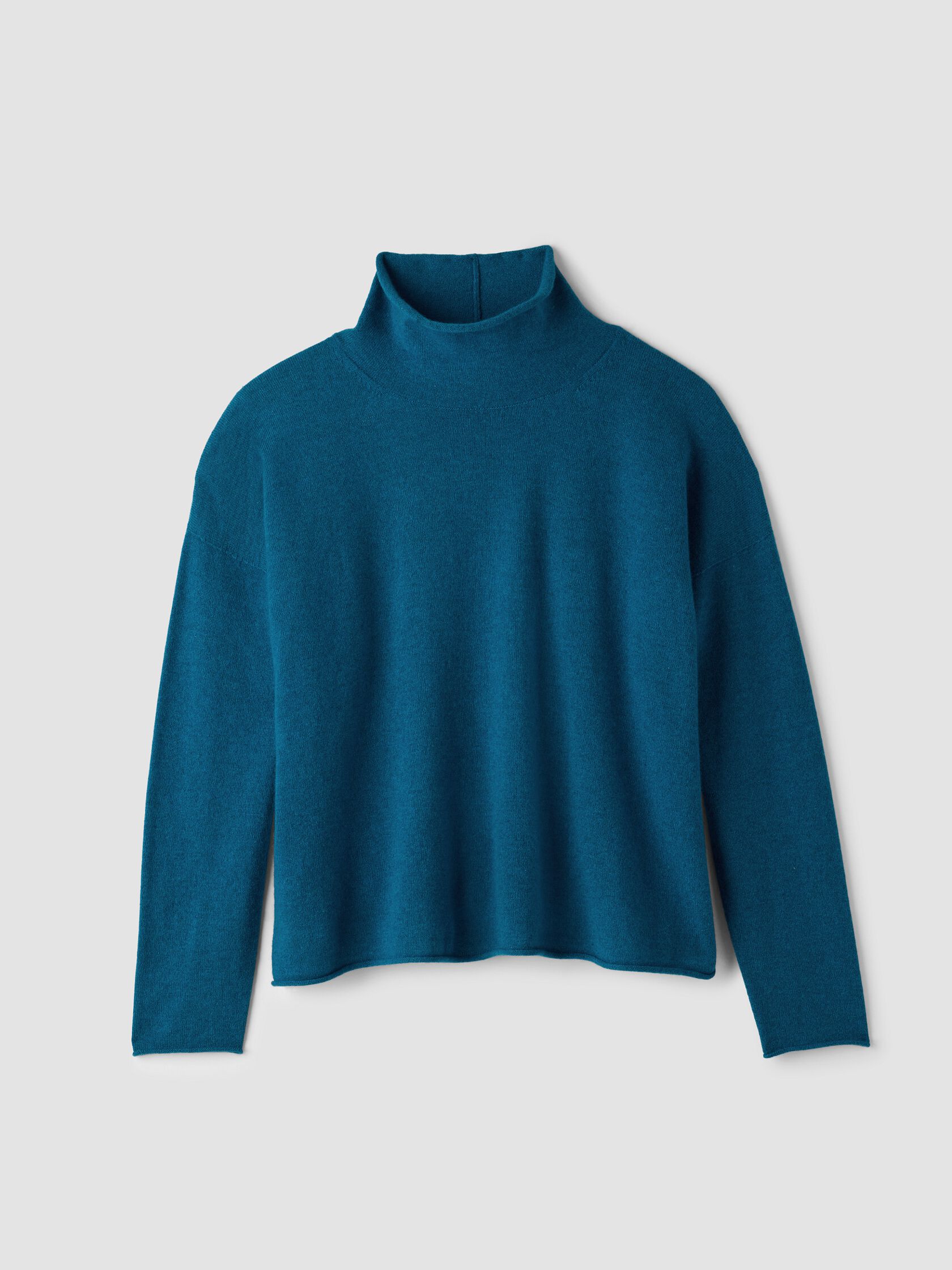 Italian Cashmere Turtleneck Top