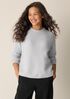 Cashmere Silk Boucle Bliss Crew Neck Top