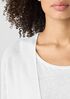 Organic Linen Cotton Cropped Cardigan