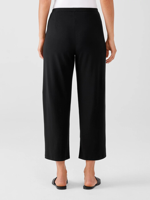 Stretch Jersey Knit Straight Pant