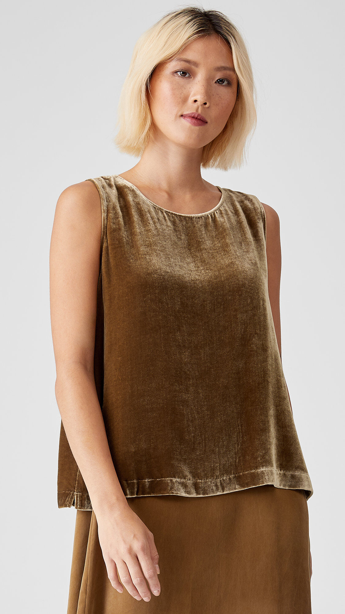 eileen fisher velvet top