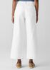 Garment-Dyed Organic Cotton Denim Wide-Leg Jean