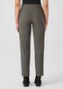 Washable Stretch Crepe Straight Pant