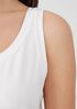 Pima Cotton Stretch Jersey Scoop Neck Tank