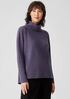 Seamless Italian Cashmere Turtleneck Top