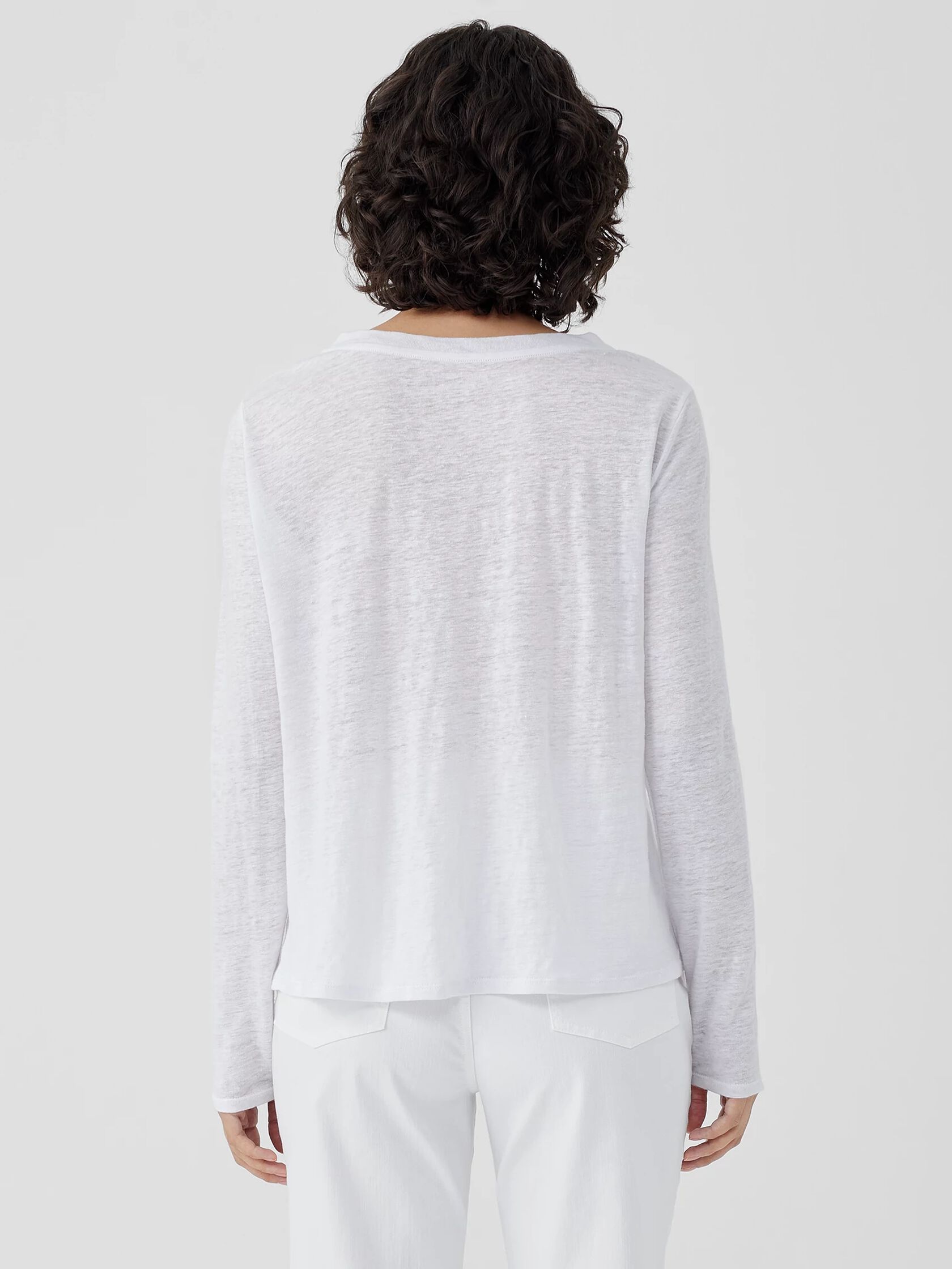 Organic Linen Jersey Long-Sleeve Tee