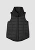 Eggshell Recycled Nylon Stand Collar Vest
