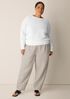 Organic Linen Pleated Lantern Pant
