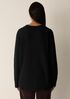 Organic Cotton Fluff Crew Neck Long Top