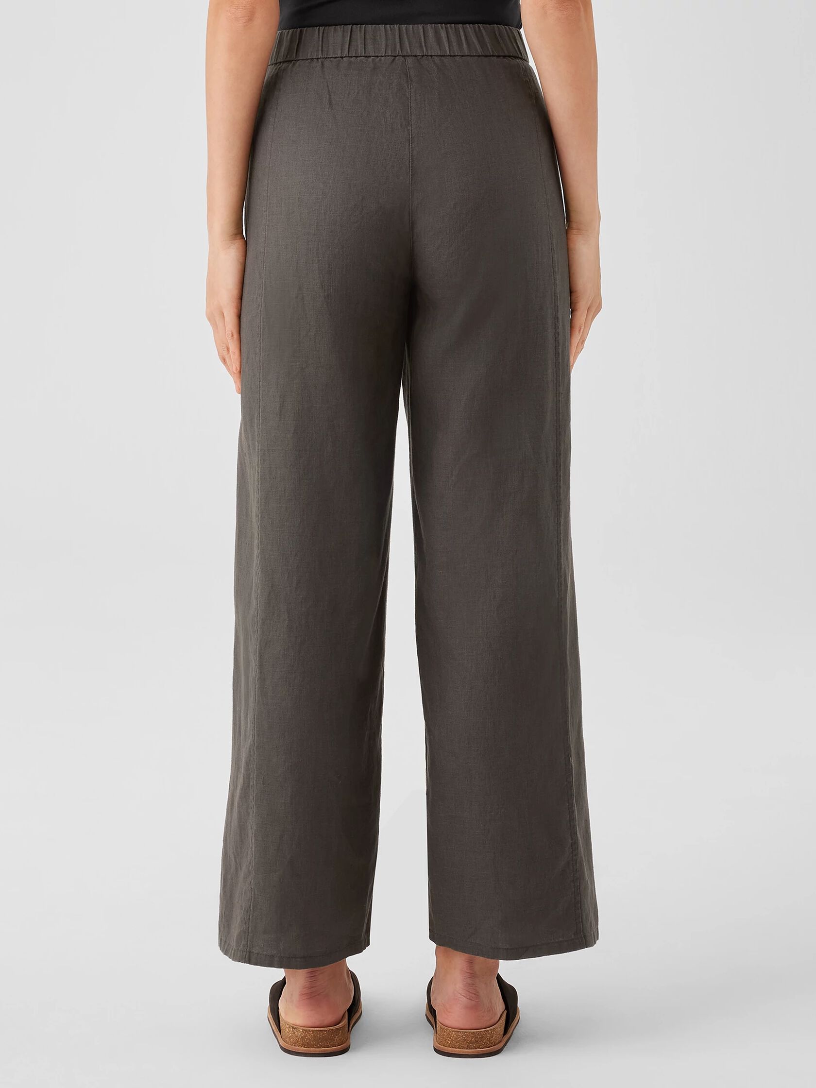 Organic Linen Wide Trouser Pant