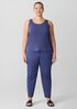 Stretch Silk Jersey Scoop Neck Tank