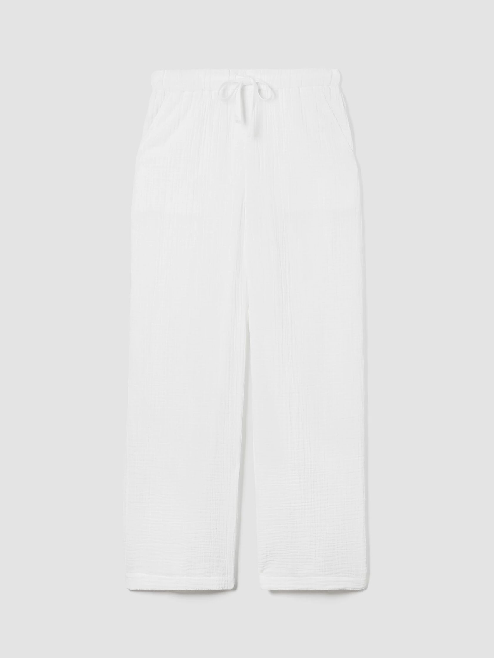 Organic Cotton Lofty Gauze Straight Pant