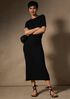 Bubble Jacquard Pencil Skirt