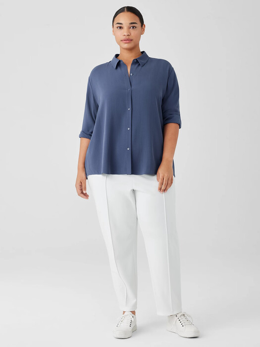 Washable Flex Ponte Pintuck Pant