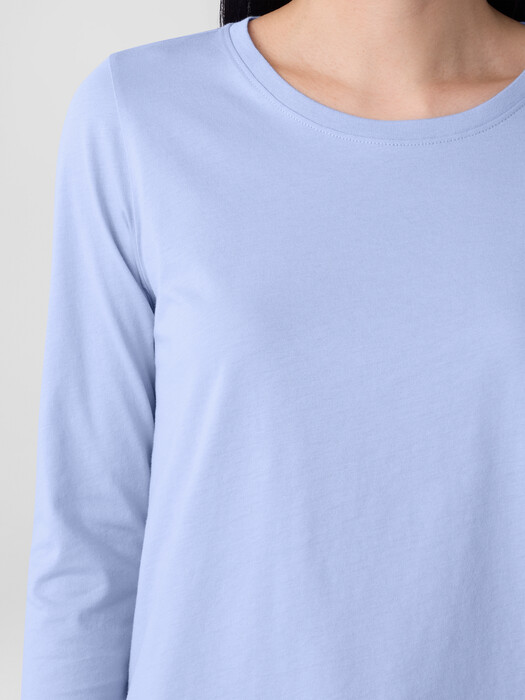 Organic Pima Cotton Jersey 3/4-Sleeve Tee