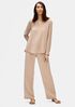 Silk Georgette Crepe V-Neck Top