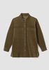 Organic Cotton Stretch Corduroy Shirt Jacket