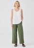 Washed Organic Linen Délavé Wide Trouser Pant