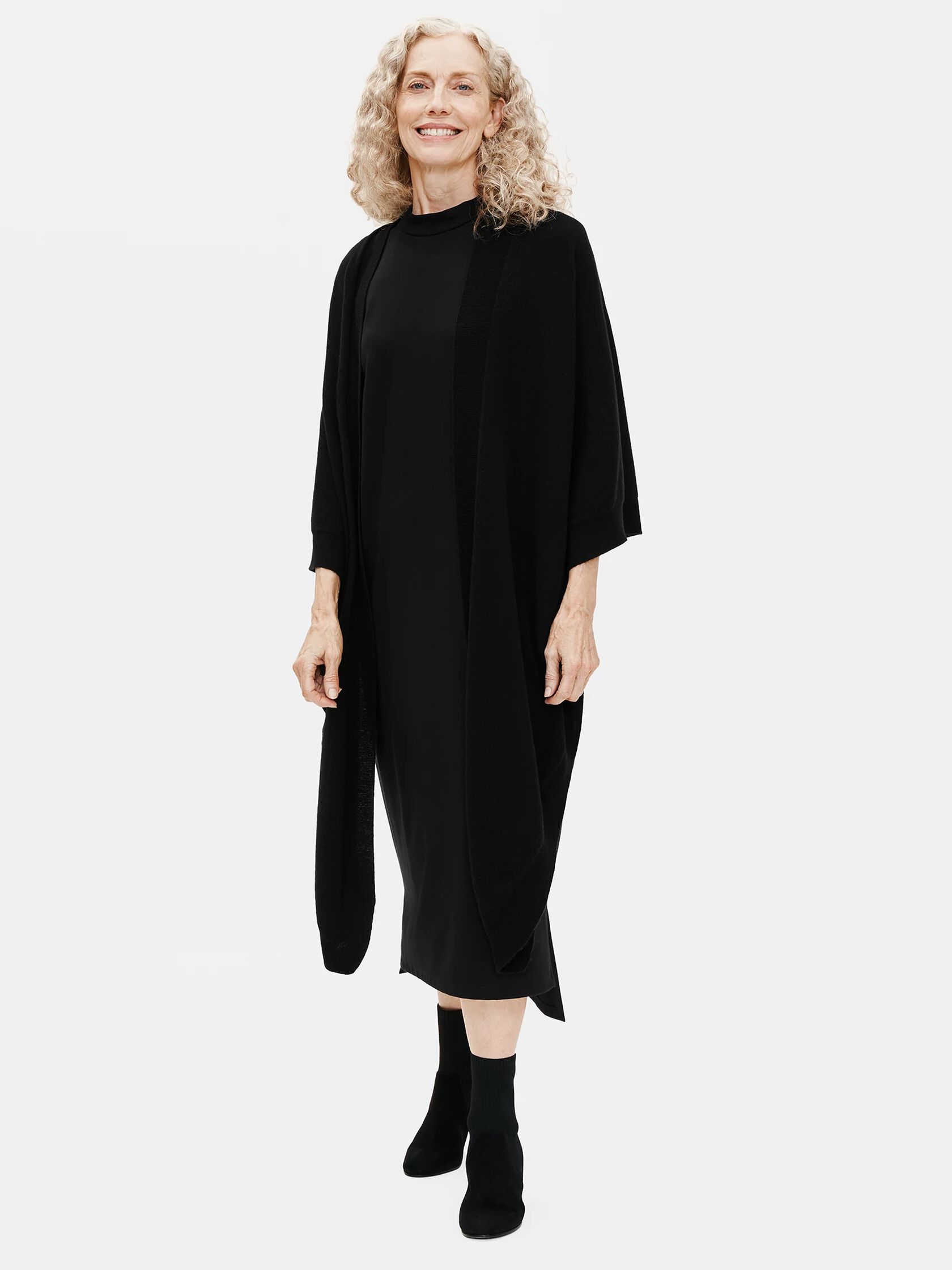 Seamless Italian Cashmere Poncho