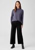 Soft Twill Wide-Leg Pant