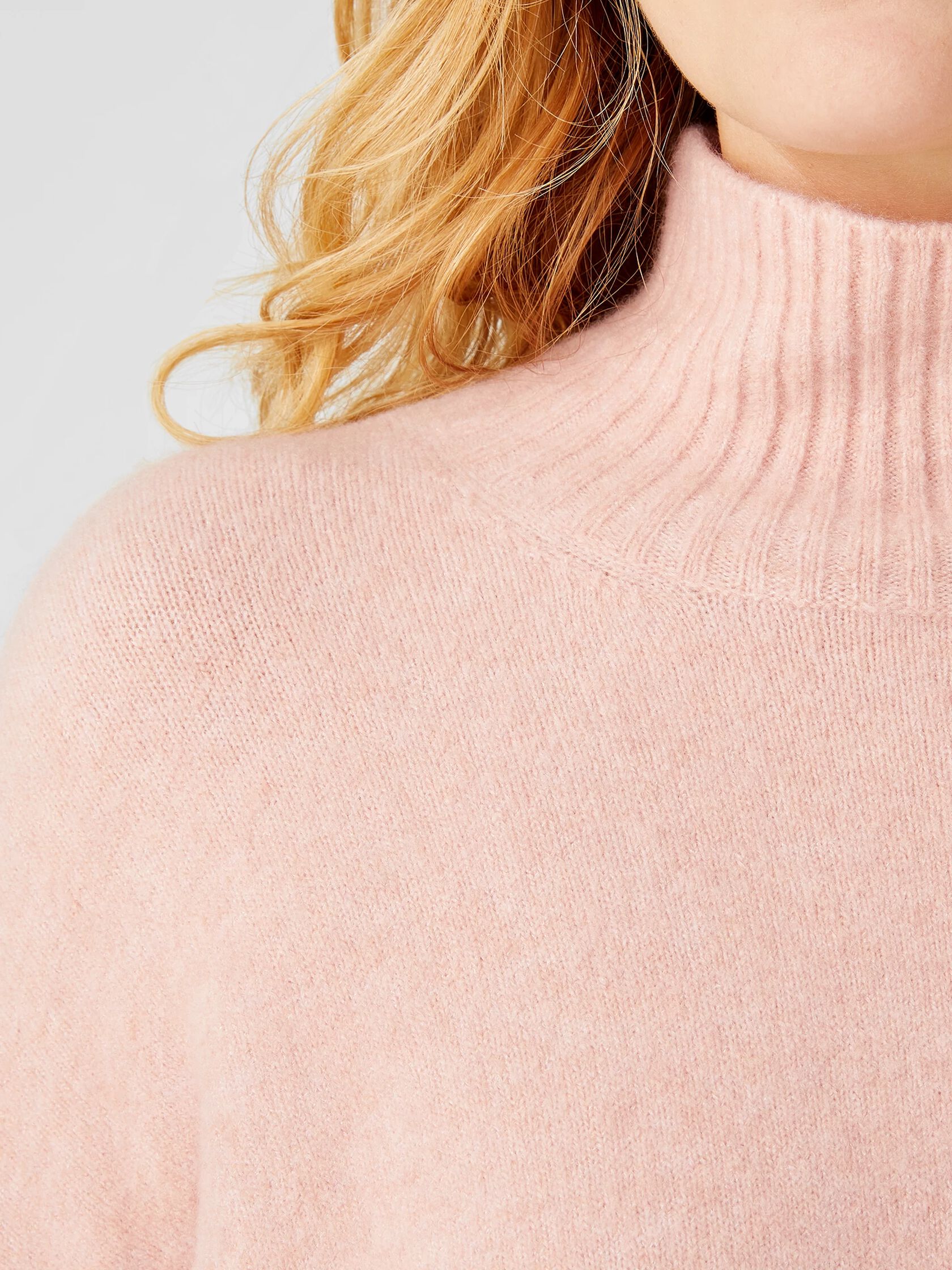 Cashmere Silk Bliss Turtleneck Box-Top