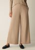 Felted Wool Jersey Wide-Leg Pant