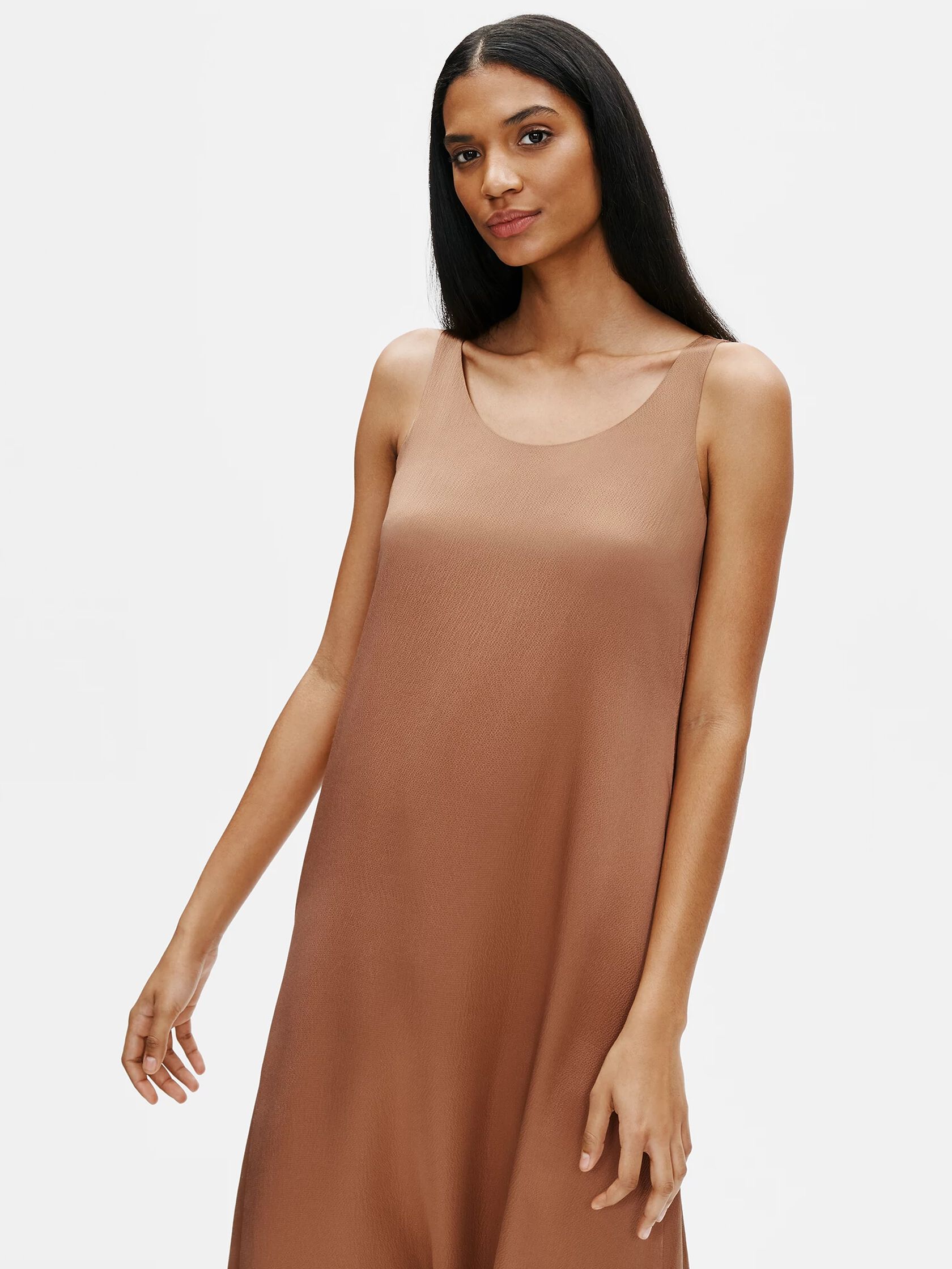 Limited Edition Hammered Silk Maxi Dress