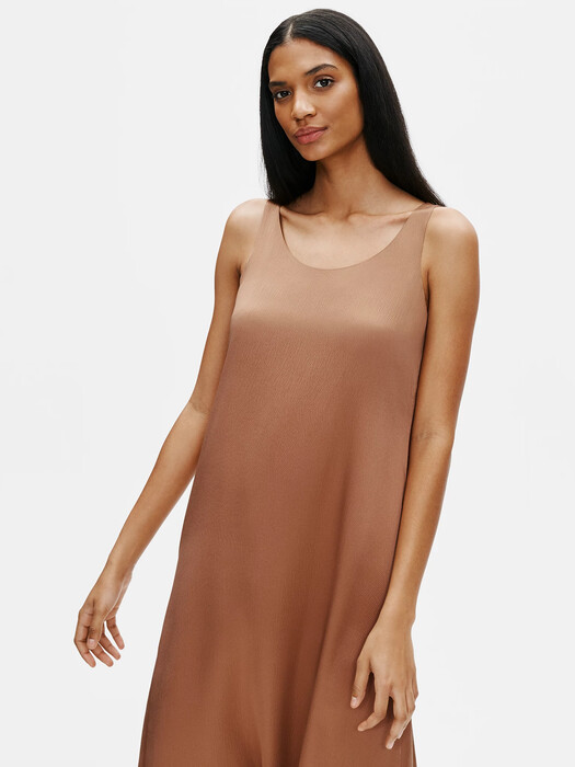 Limited Edition Hammered Silk Maxi Dress