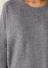 Fine Felted Wool Crew Neck Short Top in Regenerative Wool