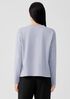 Cozy Brushed Terry Hug Crew Neck Top