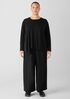 Fine Stretch Jersey Knit Asymmetrical Top