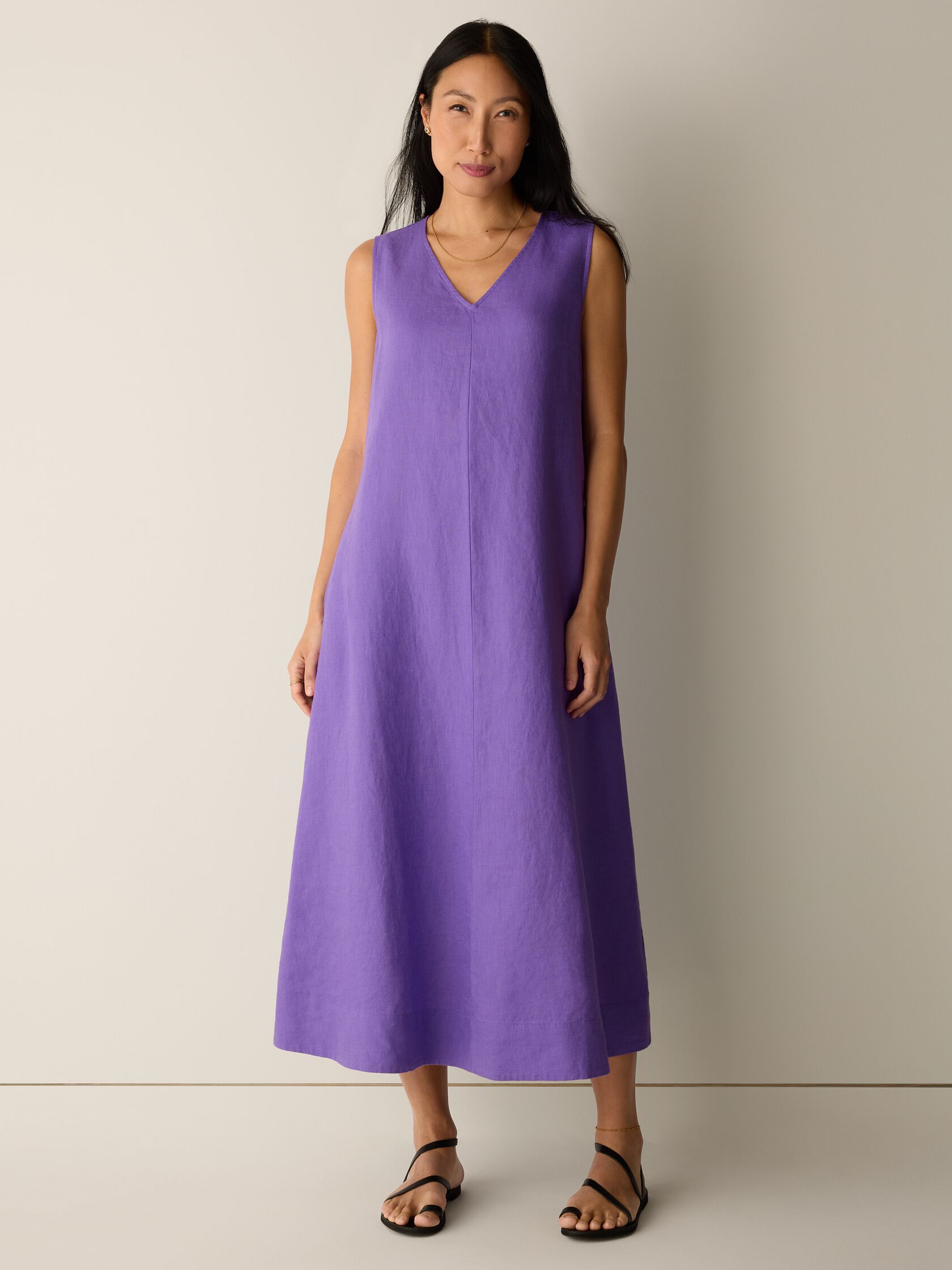 Organic Linen Easy Dress