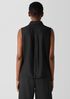 Organic Handkerchief Linen Sleeveless Shirt