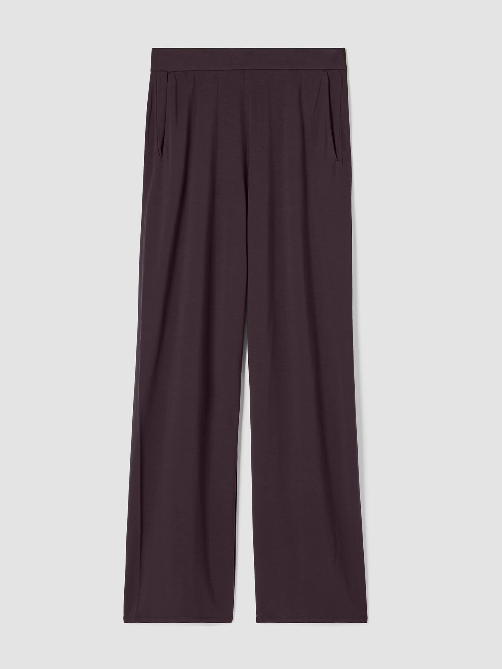 Stretch Jersey Knit Straight Pant