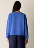 Garment-Dyed Organic Cotton Terry Bateau Neck Box-Top