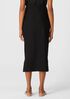 Washable Stretch Crepe Pencil Skirt