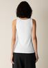 Organic Cotton Stretch Rib Scoop Neck Tank