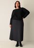 Fine Felted Wool Crew Neck Short Top in Regenerative Wool