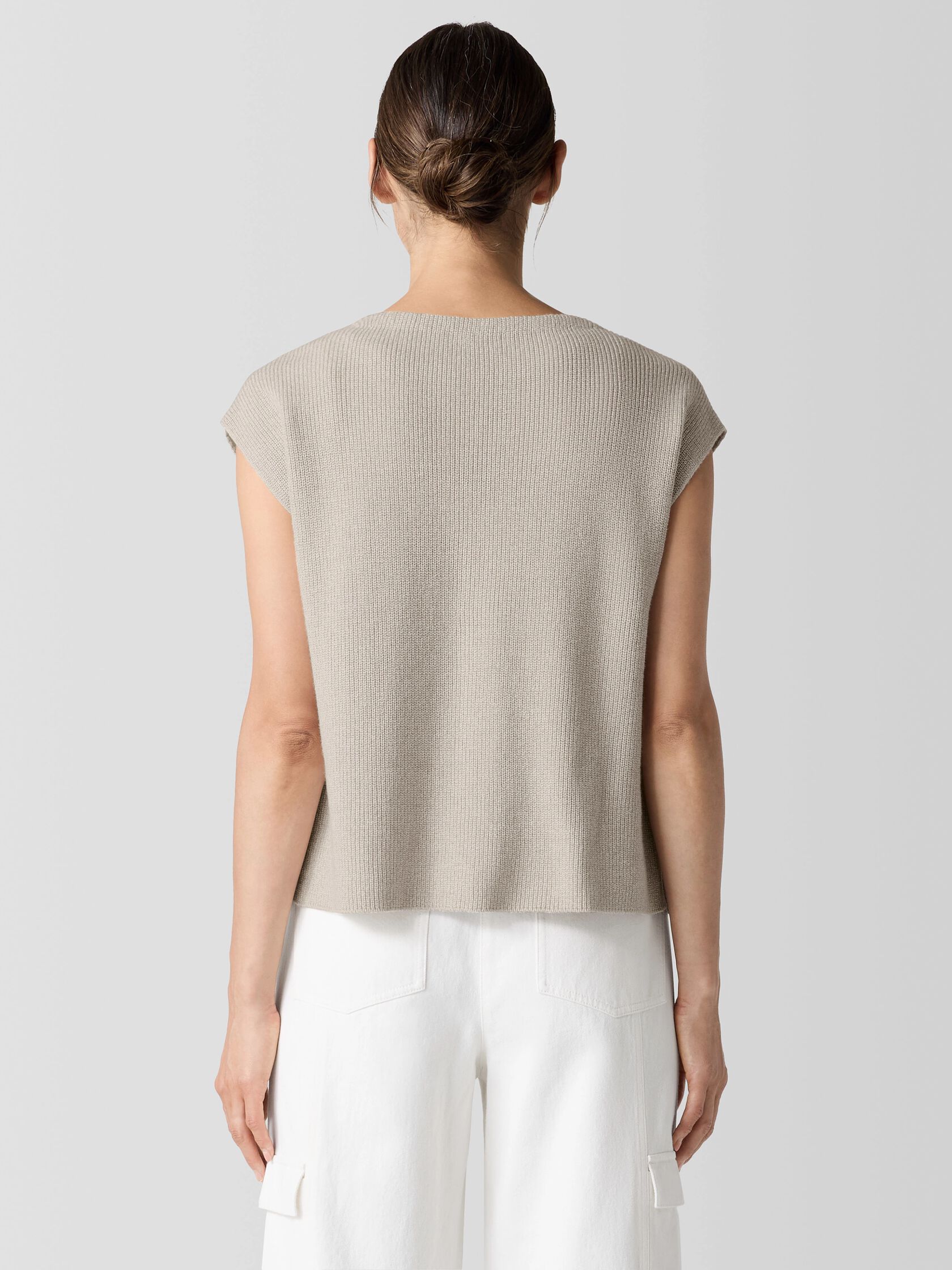 Peruvian Organic Cotton Crepe Vest
