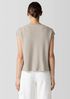 Peruvian Organic Cotton Crepe Vest