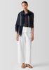 Striped Airy Linen Scarf